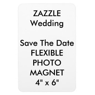 Hochzeitlicher Save the Date-Foto-Kühlschrankmagne Magnet