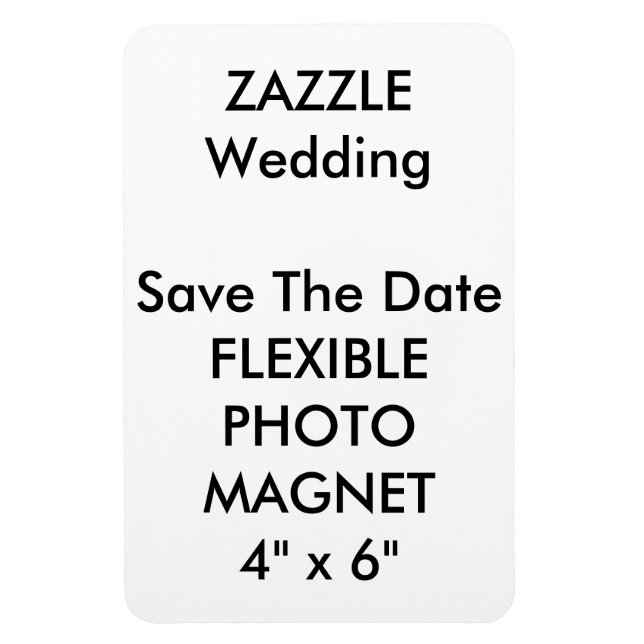 Hochzeitlicher Save the Date-Foto-Kühlschrankmagne Magnet (Vertikal)