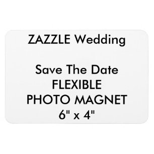 Hochzeitlicher Save the Date-Foto-Kühlschrankmagne Magnet