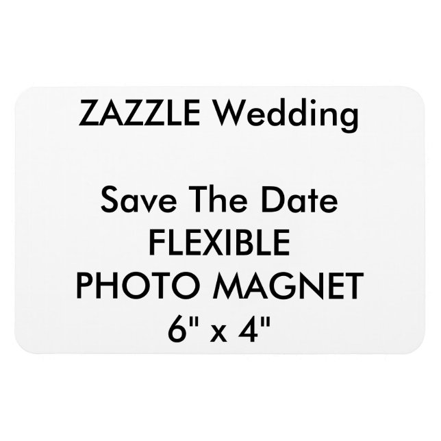 Hochzeitlicher Save the Date-Foto-Kühlschrankmagne Magnet (Horizontal)