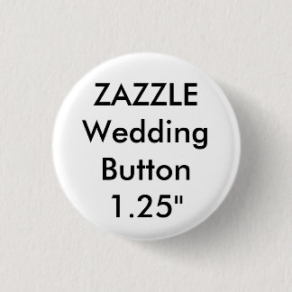 Hochzeitliches Button für kleine 1,25" Runder Butt
