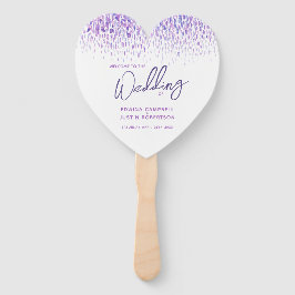 Hochzeitliches lila, modernes Farbprogramm Fächer