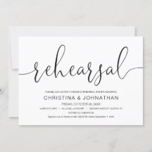 Hochzeitliches Probe-Dinner, moderne Kalligrafie