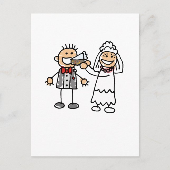 Hochzeitmaterial 49 postkarte (Vorderseite)