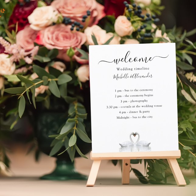 Hochzeitprogramm für weiße Schwäne (Von Creator hochgeladen)