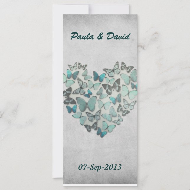 Hochzeitreise Einladung (Vorderseite)