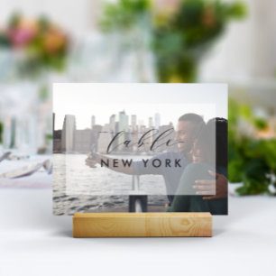 Hochzeitreise Reiseziel Foto Tischnummer