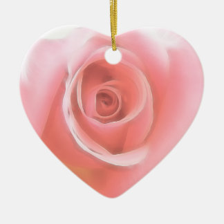 Hochzeits-Andenken-Rosa-Rosen-Hochzeits-Set Keramikornament