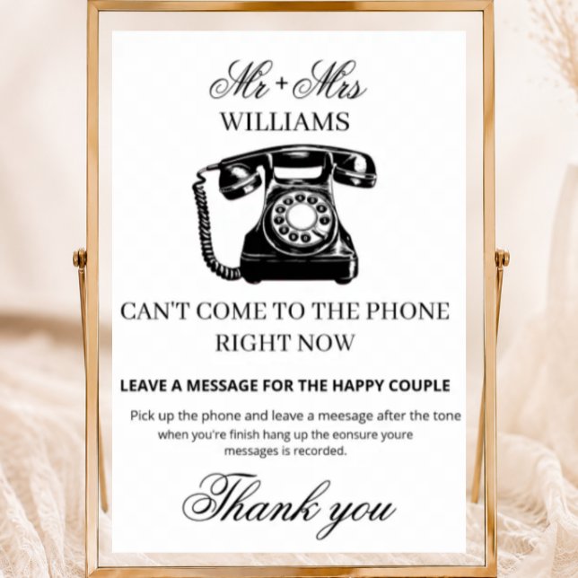 Hochzeits-Audio-Gästebuch-Schablone,  Poster (WEDDING AUDIO GUESTBOOK SIGN
EDITABLE
8 X 10 INCH)
