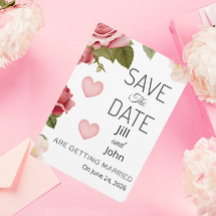 Hochzeits-Blumen-Herz-Save-the-Date-Karte