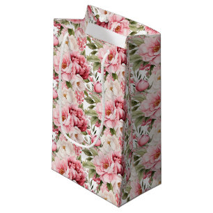 Hochzeits-Blumenprint-Geschenktasche Kleine Geschenktüte