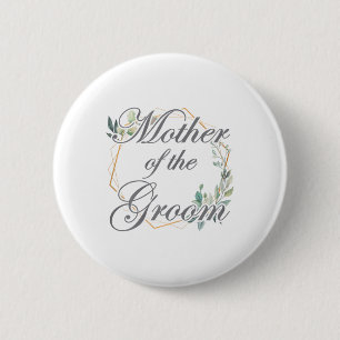 Hochzeits-Brautjungfer-Braut-Mutter-Mutter des Brä Button