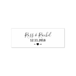 Hochzeits-Briefmarke von Ausschreibungen Permastempel