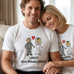 Hochzeits-Cartoon - Unter neuer Leitung T-Shirt