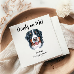 Hochzeits-Cocktailservietten für Hunde Serviette
