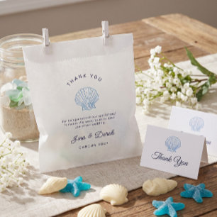 Hochzeits-Dankeschön-Blau-Geschenktüte Geschenktütchen