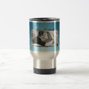 Hochzeits-Datums-Reise-Tasse Reisebecher