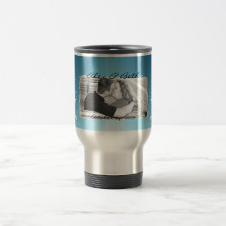 Hochzeits-Datums-Reise-Tasse Reisebecher