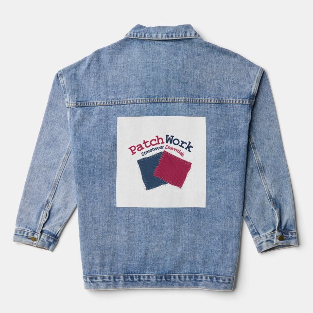 Hochzeits-Denim-Jacken Jeansjacke (Rückseite)