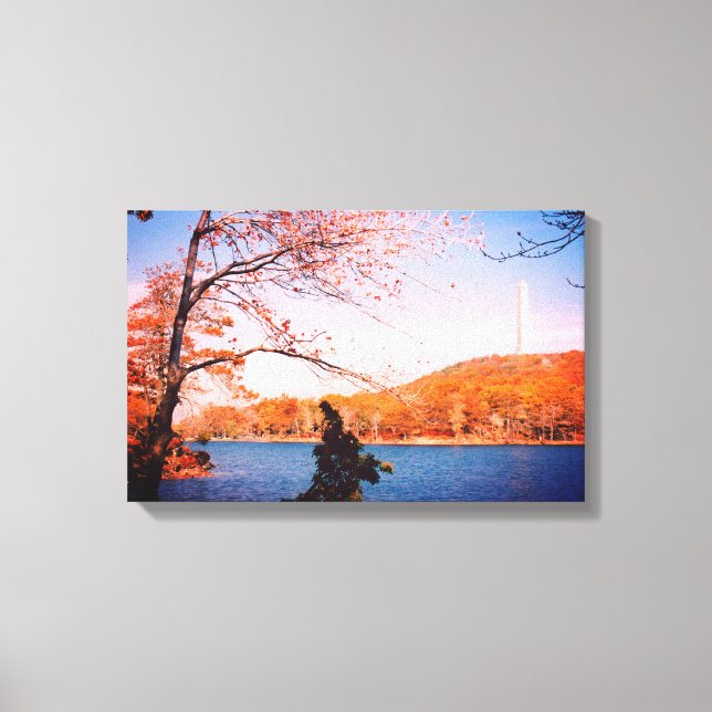 Hochzeits-Denkmal Leinwanddruck (Vorderseite)