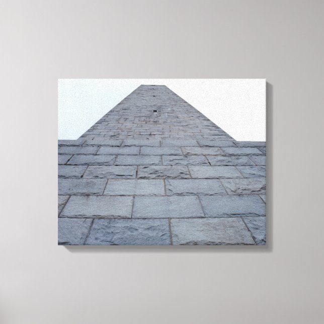 Hochzeits-Denkmal Leinwanddruck (Vorderseite)