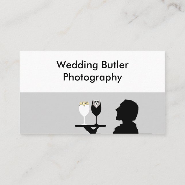 Hochzeits-Dienstleistungsunternehmen-Karte Visitenkarte (Rückseite)