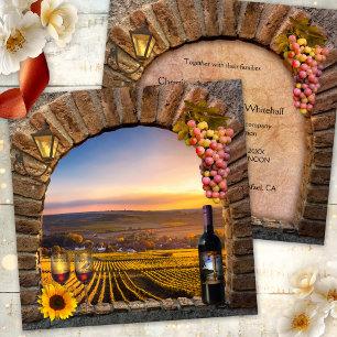 Hochzeits-Einladung für Weinberg Weinberg-Weingut Einladung