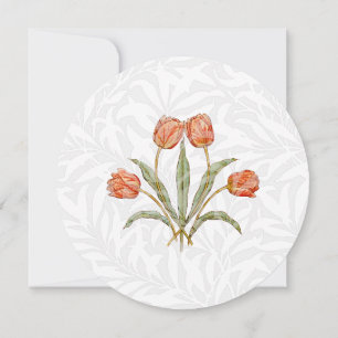 Hochzeits-Einladung Weiß Floral Vintage Anpassen Einladung