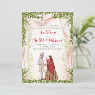 Hochzeits Einladungen Hindu & indische Hochzeitska