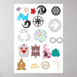Hochzeits-Einladungsplakat | Elegante klassische S Poster