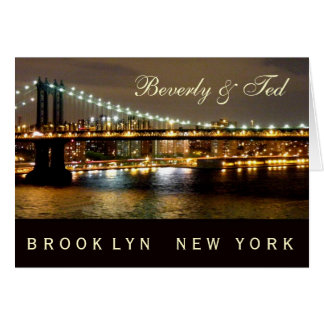 Hochzeits-Entwurf Brooklyns New York