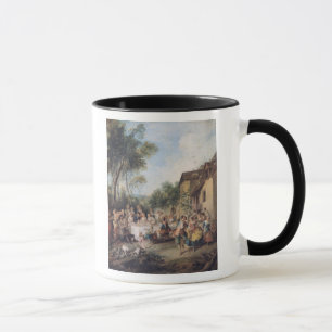 Hochzeits-Fest im Dorf Tasse