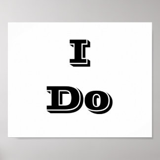 Hochzeits-Foto-Requisit Schild "Ich will"