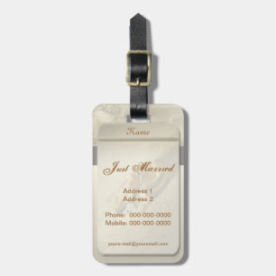 Hochzeits-Gepäckanhänger Gepäckanhänger