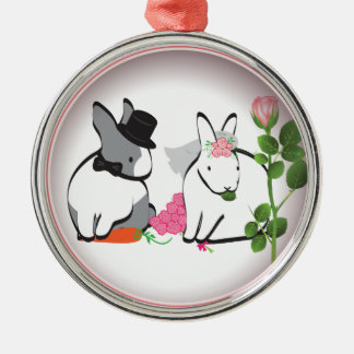 HOCHZEITS-GLÜCKWÜNSCHE! SILBERNES ORNAMENT