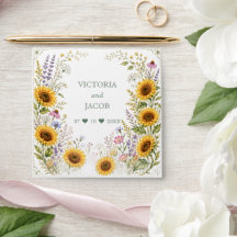 Hochzeits-/Jubiläums-Sonnenblumen-Samen-Geschenk f