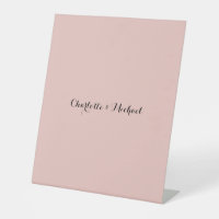 Hochzeits-Kalligrafie Elegante Rose Gold Schlichte