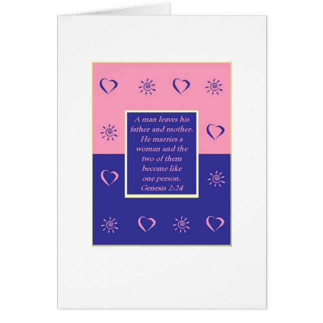 Hochzeits-Karte (Vorne)