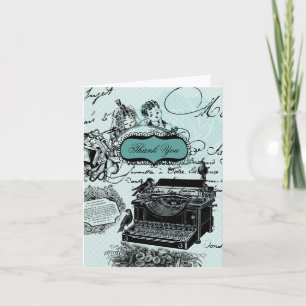 Hochzeits-Liebesbriefe Vintage Danksagungskarten Dankeskarte