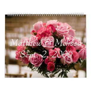 Hochzeits-, Matthew-u. Melissa-Sept. 2, 2006, Kalender