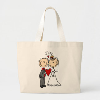 Hochzeits-Paare tue ich T - Shirts und Geschenke Jumbo Stoffbeutel