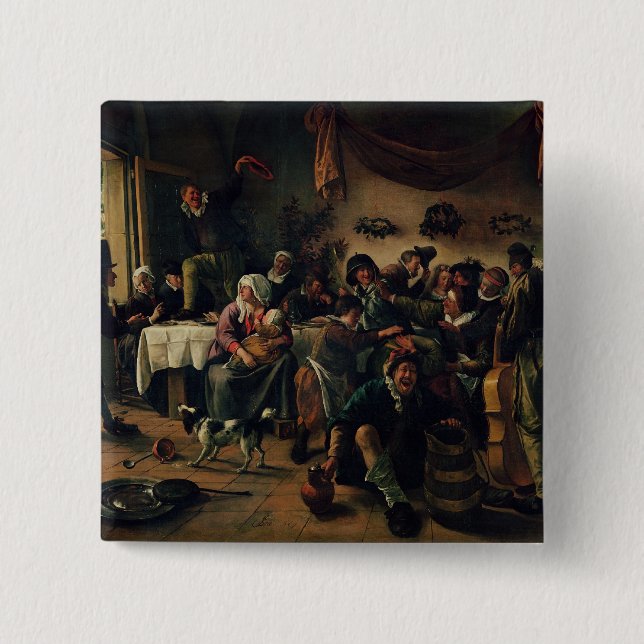 Hochzeits-Party Button (Vorderseite)