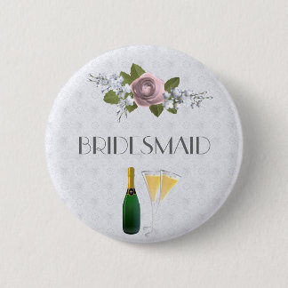 Hochzeits-Party-Knopf-Brautjungfer Button
