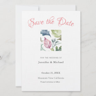 Hochzeits-Profi Minimalist Schlicht Modern Save The Date