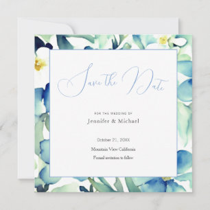 Hochzeits-Profi Minimalist Süß Floral Save The Date