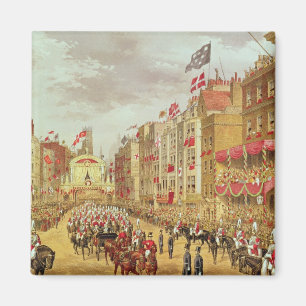 Hochzeits-Prozession von Edward, Prinz von Wales Magnet