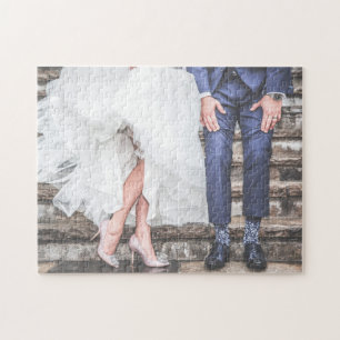 Hochzeits-Puzzlespiel-Gast-Buch Puzzle