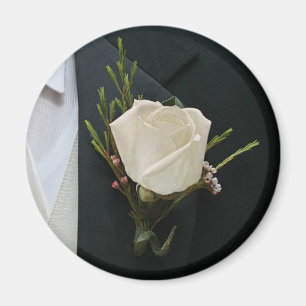Hochzeits-Rose Magnet