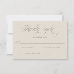 Hochzeits-RSVP-Karte Tuscan Villa RSVP Karte