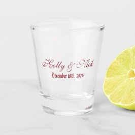 Hochzeits-Schussglas Schnapsglas